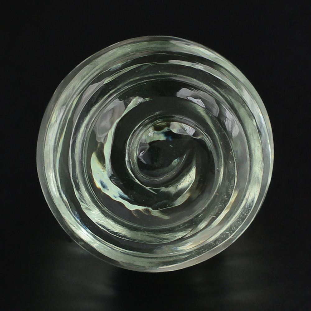 GREEN AMETHYST CONCAVE BALL 12MM 12.18 Cts.