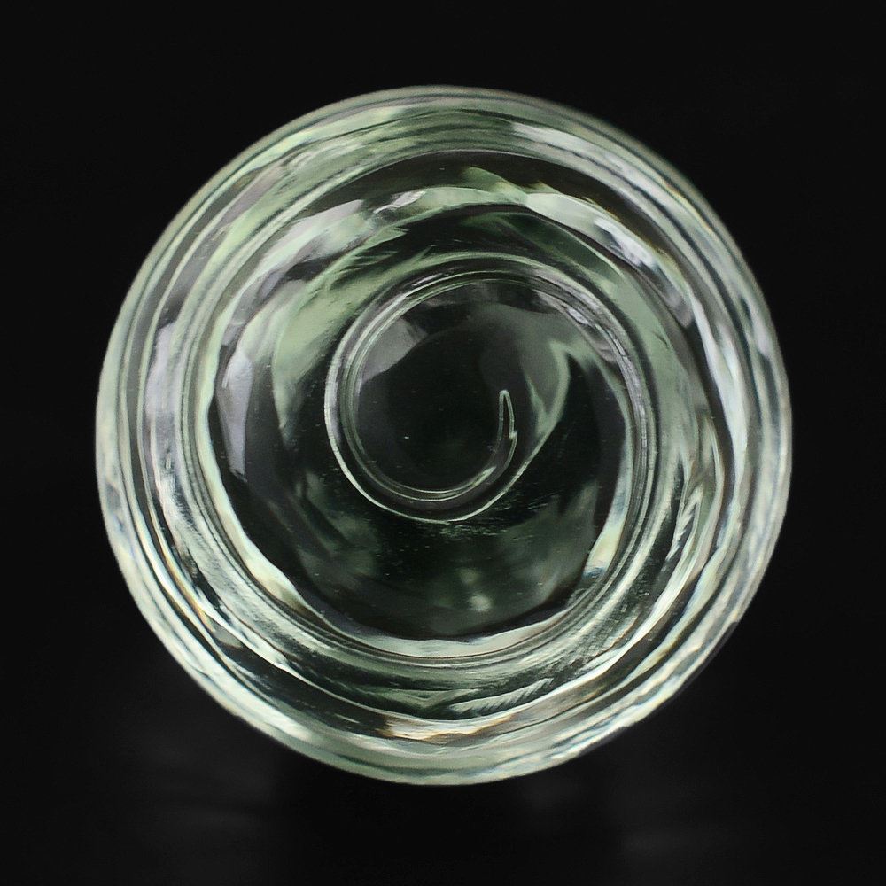 GREEN AMETHYST CONCAVE BALL 12MM 12.18 Cts.