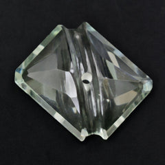 GREEN AMETHYST OCTAGON CABS WITH CARVED BELT (FRONT/BACK) 12X10MM 4.05 Cts.