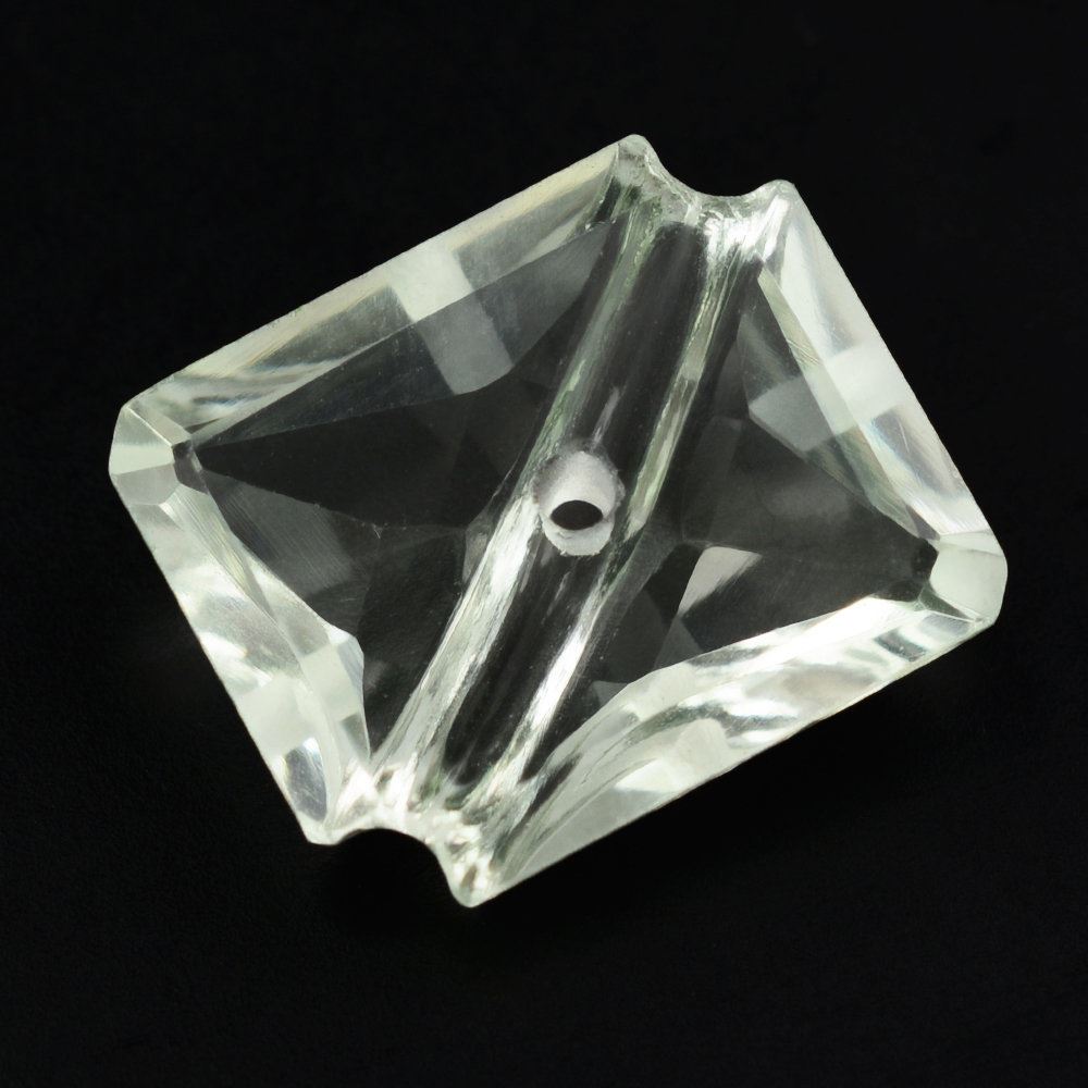 GREEN AMETHYST OCTAGON CABS WITH CARVED BELT (FRONT/BACK) 12X10MM 4.05 Cts.