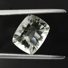 GREEN AMETHYST CONCAVE CUT CUSHION 10X8MM 2.85 Cts.