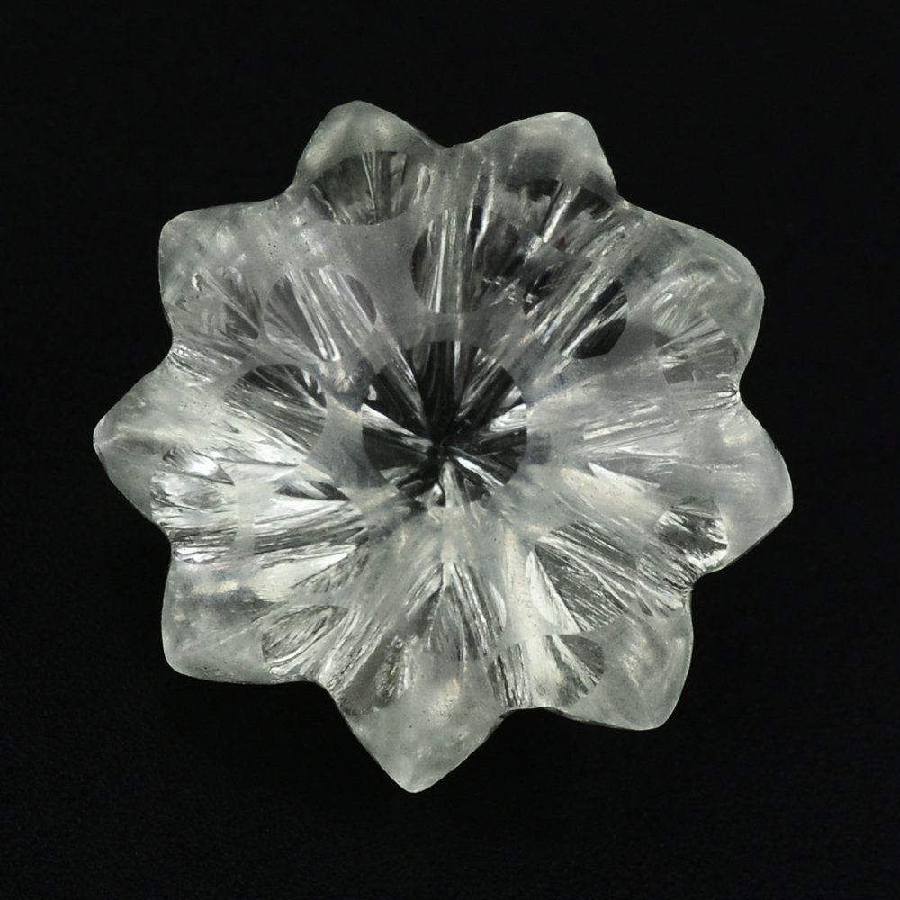 GREEN AMETHYST UMBRELLA ROUND 12MM 5.23 Cts.