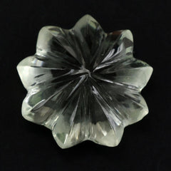 GREEN AMETHYST UMBRELLA ROUND 12MM 5.23 Cts.