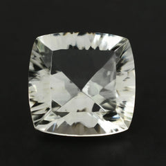 GREEN AMETHYST CONCAVE CUT CUSHION 9MM 2.85 Cts.