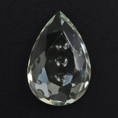 GREEN AMETHYST SUPPER BUBBLE PEAR 12X8MM 3.20 Cts.