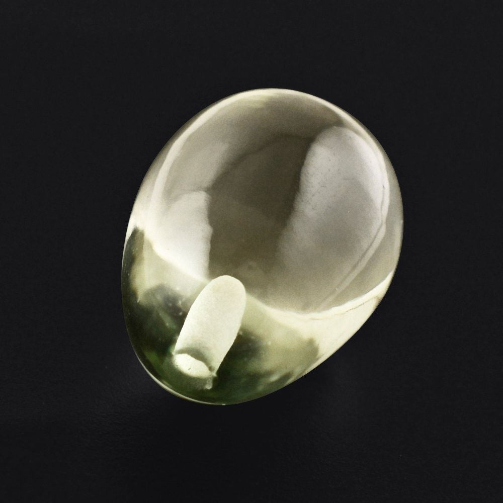GREEN AMETHYST PLAIN EGGS 9X6.50MM 2.53 Cts.