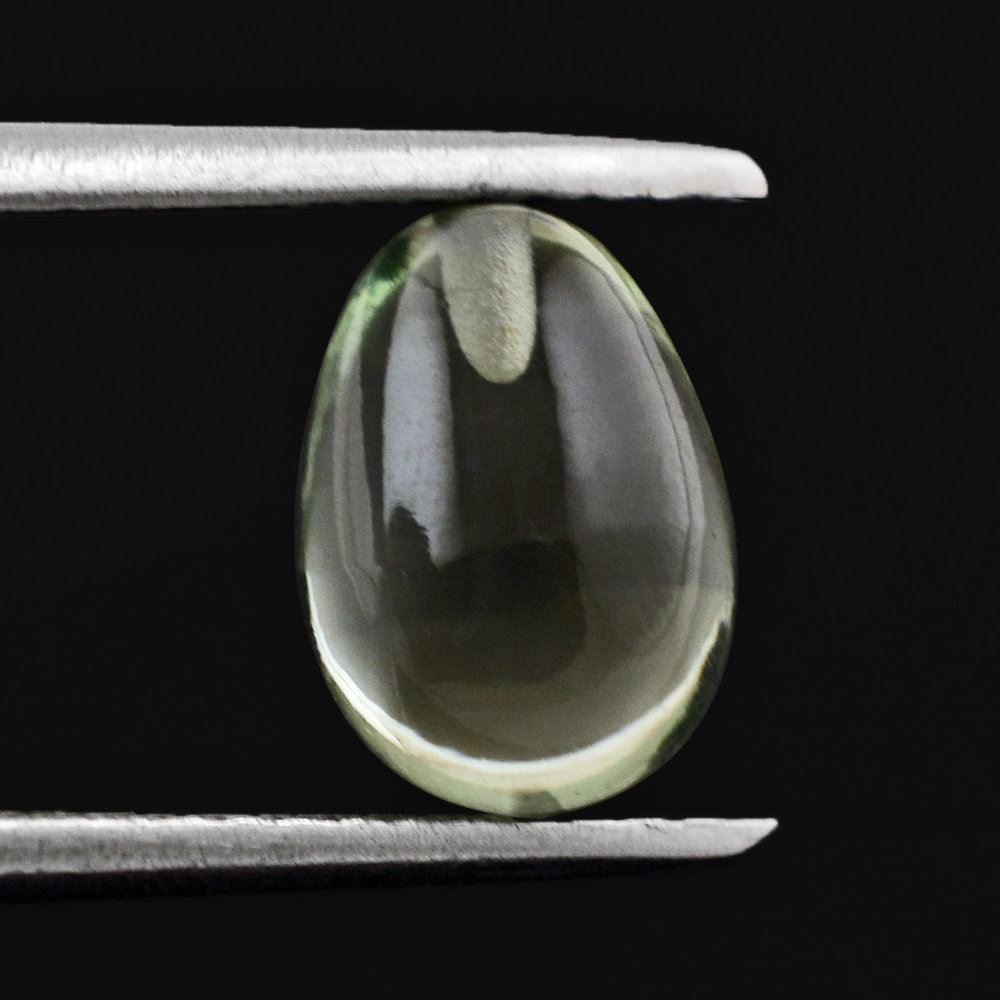 GREEN AMETHYST PLAIN EGGS 9X6.50MM 2.53 Cts.