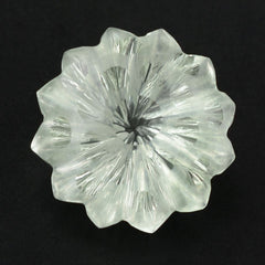 GREEN AMETHYST UMBRELLA ROUND 14MM 8.84 Cts.