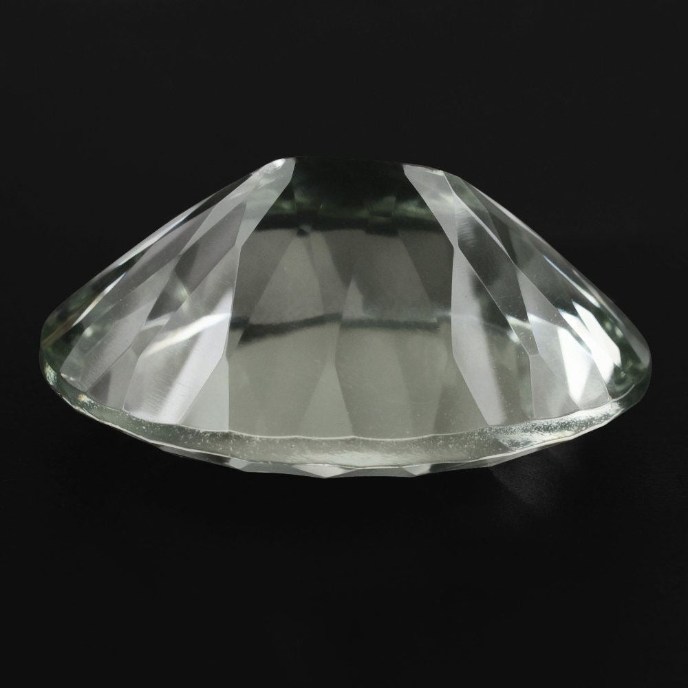 GREEN AMETHYST CONCAVE CUT OVAL 18X13MM 11.10 Cts.