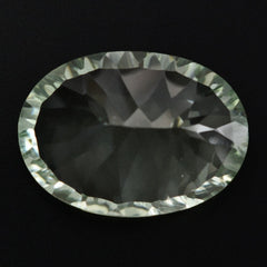 GREEN AMETHYST CONCAVE CUT OVAL 18X13MM 11.10 Cts.