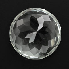 GREEN AMETHYST PORTUGUESE CUT ROUND 12MM 7.32 Cts.