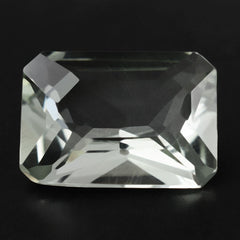 GREEN AMETHYST OCTAGON RADIANT CUT WITH OCTAGON TABLE (DES#1) (C-1/CLEAN) 14X10MM 6.36 Cts.