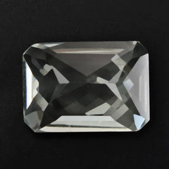 GREEN AMETHYST OCTAGON RADIANT CUT WITH OCTAGON TABLE (DES#1) (C-1/CLEAN) 14X10MM 6.36 Cts.