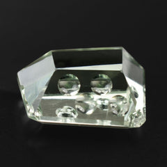 GREEN AMETHYST CHEESE CUT 15X13-12.50X10MM 8.69 Cts.