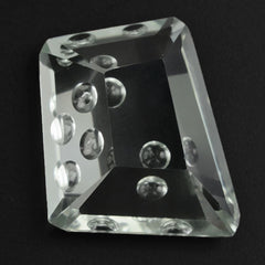 GREEN AMETHYST CHEESE CUT 18X15.50 - 15X12MM 13.71 Cts.