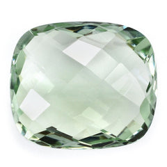 GREEN AMETHYST BRIOLETTE CUSHION 16X14MM 11.15 Cts.