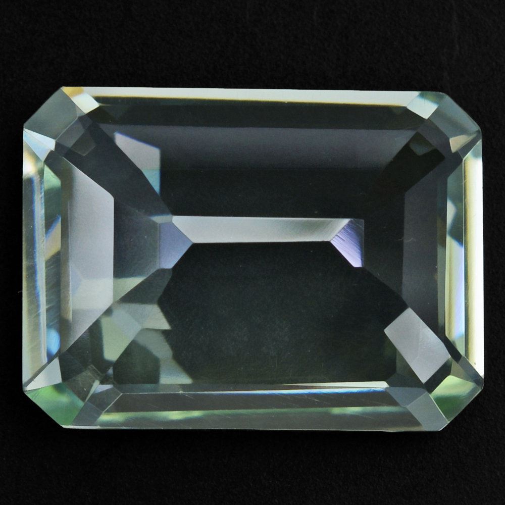 GREEN AMETHYST CUT OCTAGON 16X12MM 9.90 Cts.