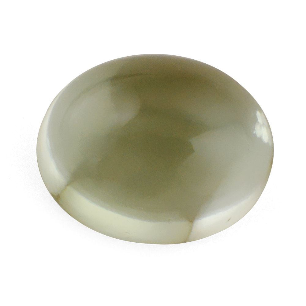 GREEN AMETHYST OVAL CAB 10X8MM 3.04 Cts.