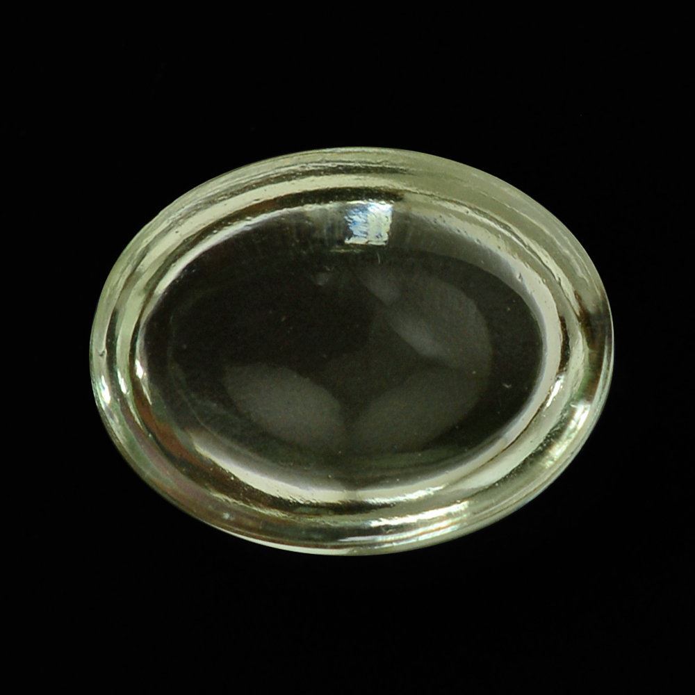 GREEN AMETHYST OVAL CAB 9X7MM 2.09 Cts.