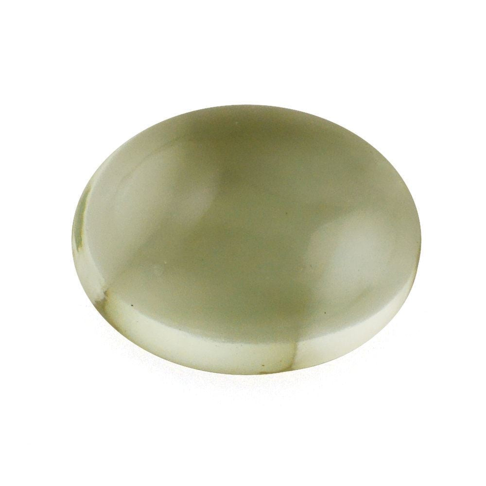 GREEN AMETHYST OVAL CAB 9X7MM 2.09 Cts.