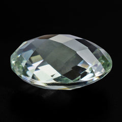 GREEN AMETHYST BRIOLETTE OVAL 14X12MM 7.10 Cts.