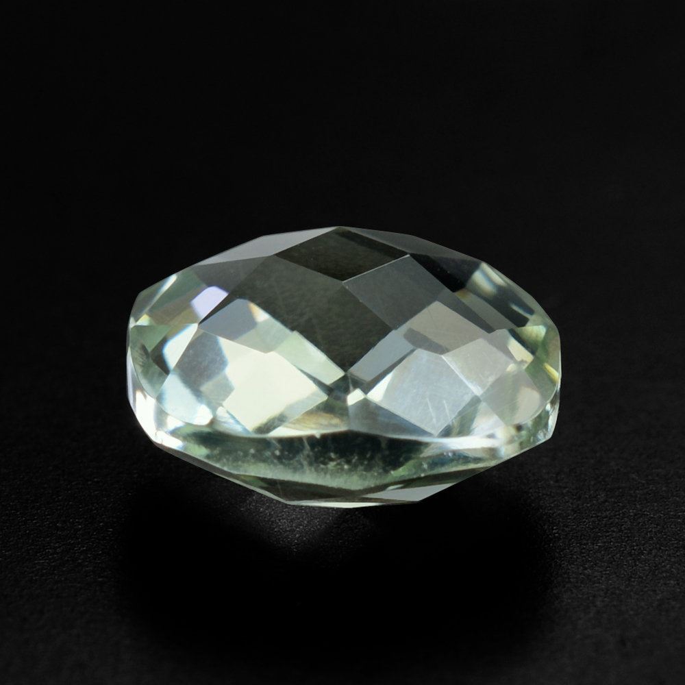 GREEN AMETHYST BRIOLETTE CUSHION 9MM 2.53 Cts.
