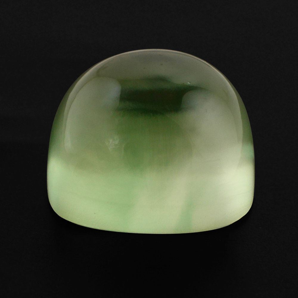 GREEN AMETHYST CUSHION CAB (SUPER) (FROSTED BOTTOM) 13MM 12.33 Cts.