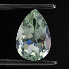 GREEN AMETHYST CUT PEAR 12X8MM 3.00 Cts.