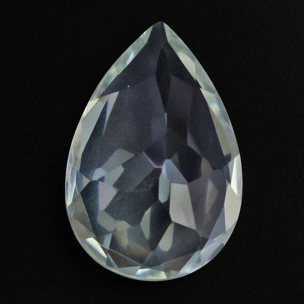 GREEN AMETHYST CUT PEAR 12X8MM 2.59 Cts.