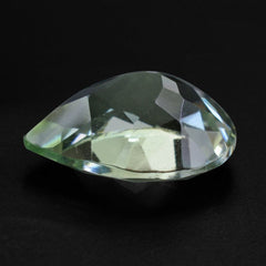 GREEN AMETHYST CUT PEAR 14X11MM 5.11 Cts.