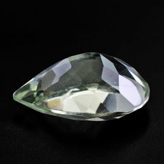 GREEN AMETHYST CUT PEAR 14X10MM 4.52 Cts.