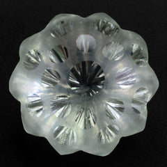 GREEN AMETHYST UMBRELLA ROUND 14MM 9.15 Cts.