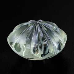 GREEN AMETHYST UMBRELLA ROUND 14MM 9.15 Cts.