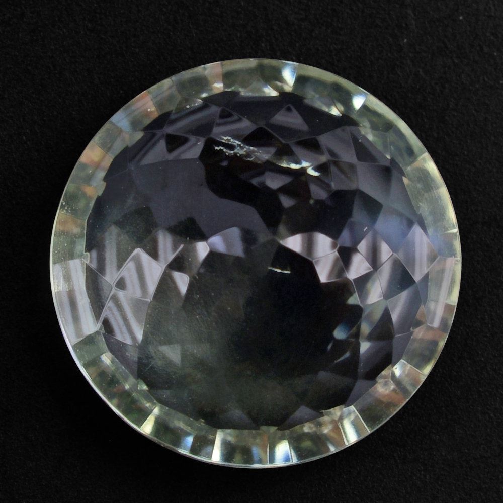 GREEN AMETHYST NIRVANA CUT ROUND 14MM 8.37 Cts.