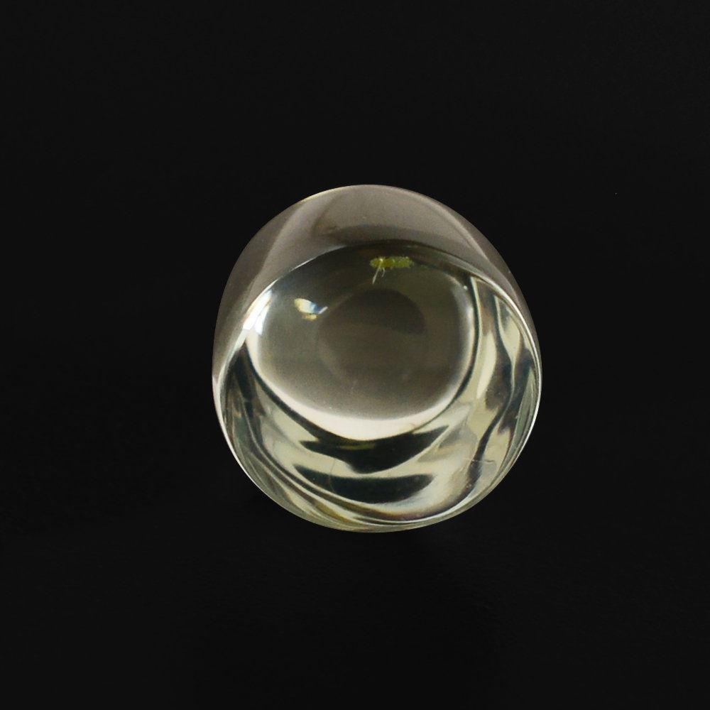 GREEN AMETHYST BULLET CAB 5MM 0.88 Cts.