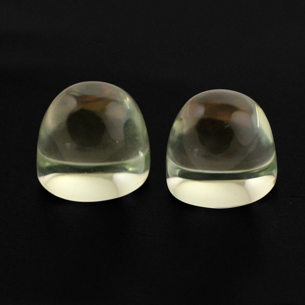 GREEN AMETHYST BULLET CAB 5MM 0.88 Cts.