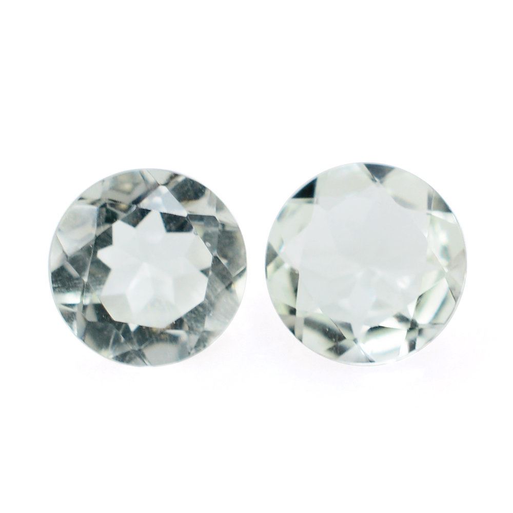 GREEN AMETHYST CUT ROUND 4.50MM 0.30 Cts.