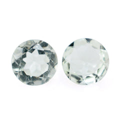 GREEN AMETHYST CUT ROUND 4.50MM 0.30 Cts.