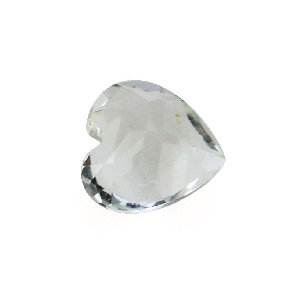 GREEN AMETHYST CUT HEART 4MM 0.20 Cts.