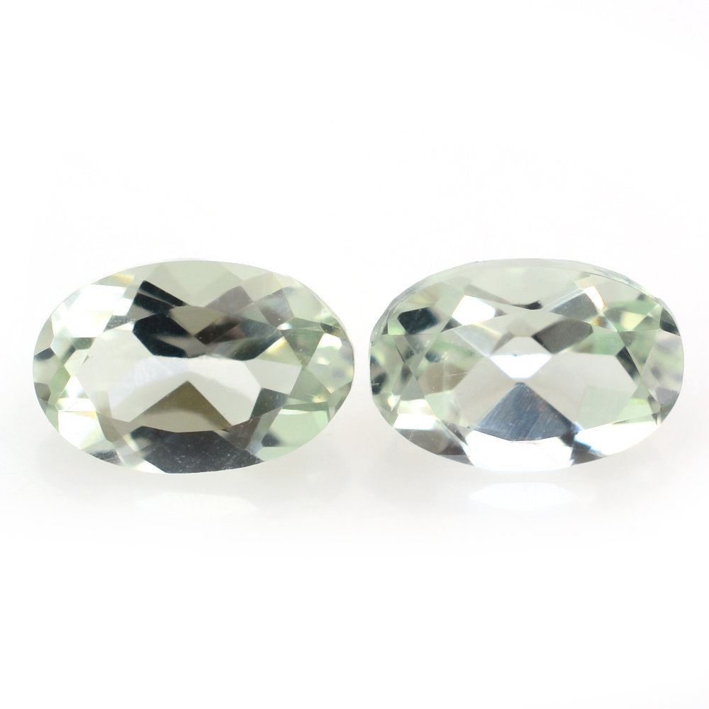 GREEN AMETHYST CUT OVAL (SPECIAL) 6X4MM 0.39 Cts.