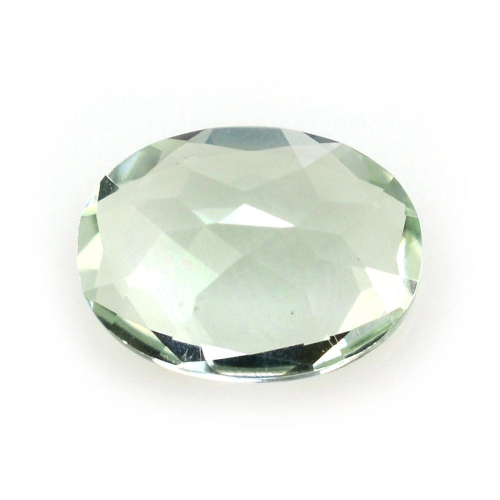 GREEN AMETHYST CUT OVAL 8X6MM 1.08 Cts.