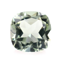 GREEN AMETHYST CUT CUSHION 6MM 0.84 Cts.