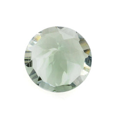 GREEN AMETHYST CONCAVE CUT ROUND 6.50MM 0.91 Cts.