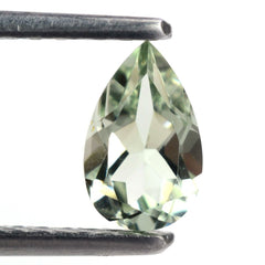 GREEN AMETHYST CUT PEAR 8X5MM 0.95 Cts.