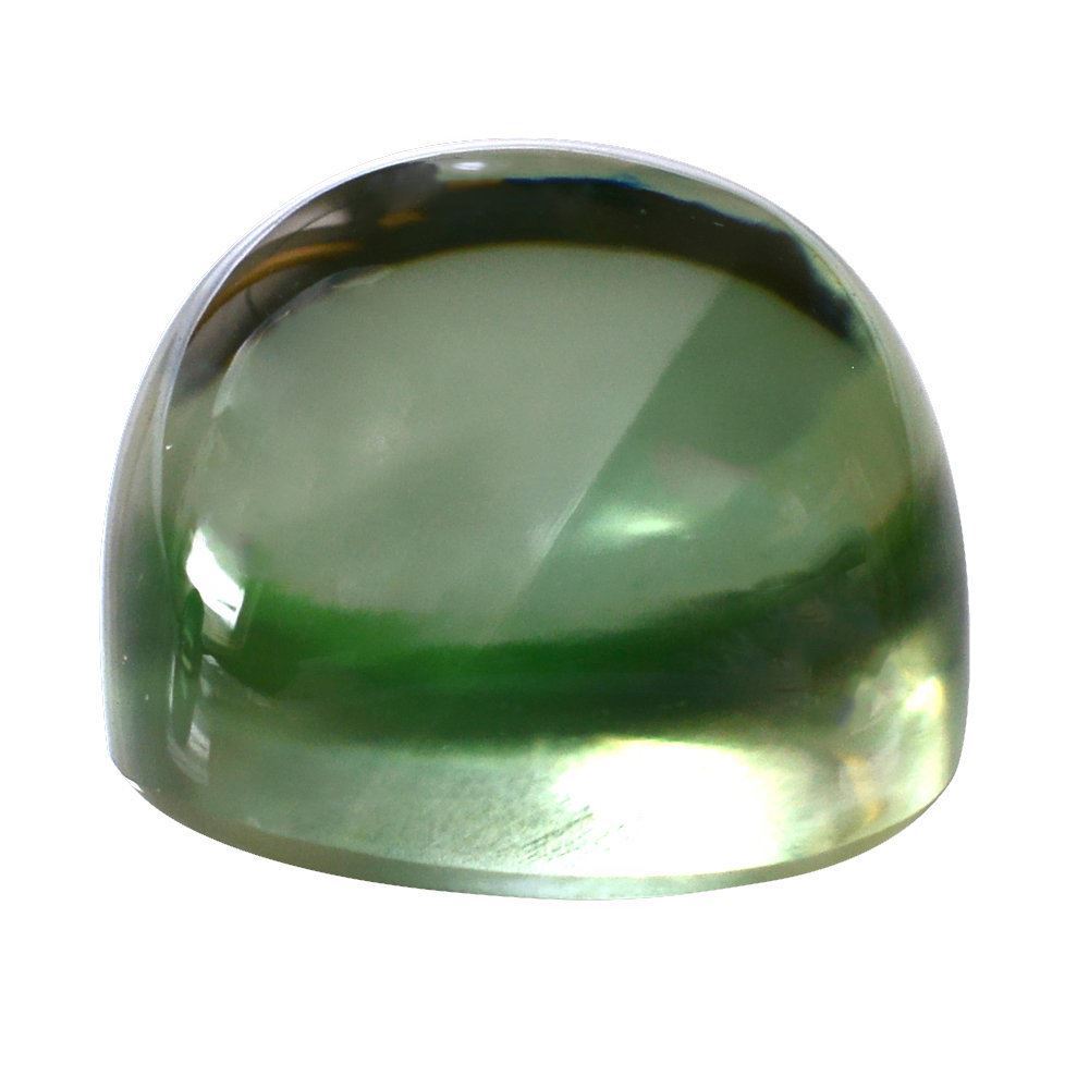 GREEN AMETHYST CUSHION CAB (FROSTED) (SPECIAL) 13MM 13.75 Cts.