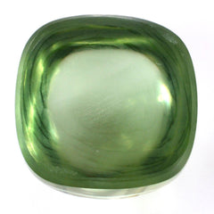 GREEN AMETHYST CUSHION CAB (FROSTED) (SPECIAL) 13MM 13.75 Cts.