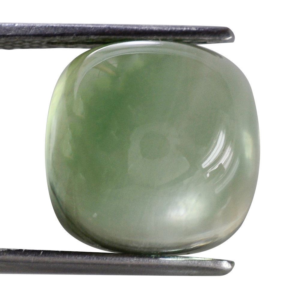 GREEN AMETHYST CUSHION CAB (FROSTED) (SPECIAL) 13MM 13.75 Cts.