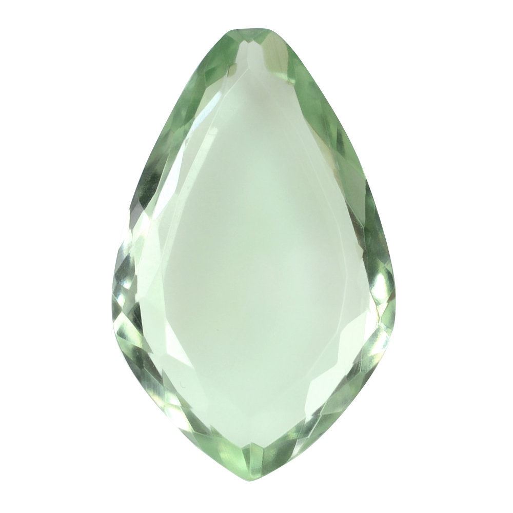 GREEN AMETHYST BOTH SIDE TABLE CUT FANCY 20.50X10.50MM 7.95 Cts.