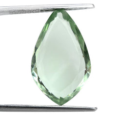 GREEN AMETHYST BOTH SIDE TABLE CUT FANCY 20.50X10.50MM 7.95 Cts.