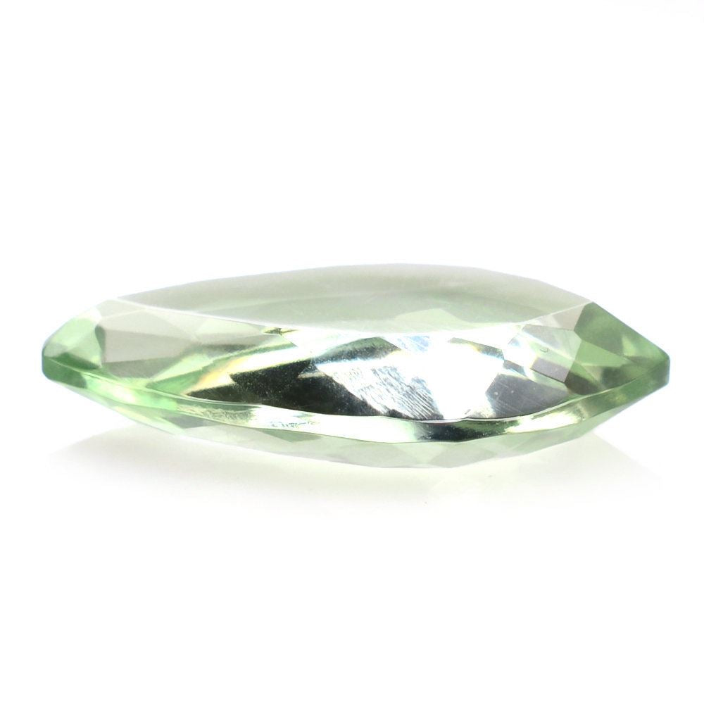 GREEN AMETHYST BOTH SIDE TABLE CUT FANCY 20.50X10.50MM 7.95 Cts.